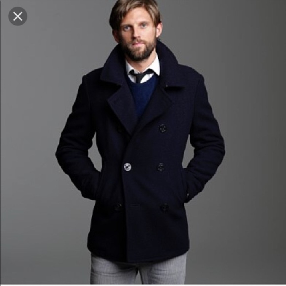 J.Crew Baywater Peacoat in Navy w/ Thinsulate